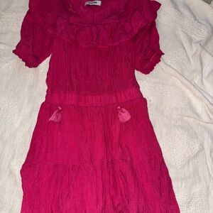 DO+BE Fuchsia Ruffled Dress